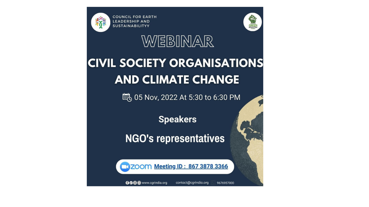 Civil Society Organisations and Climate Change