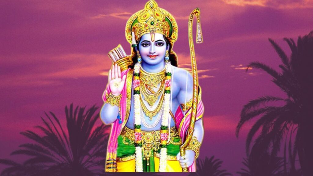 The seventh incarnation of Vishnu: Rama avatar