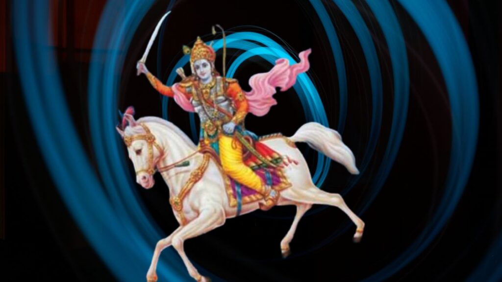 The Tenth incarnation of Vishnu- Kalki.